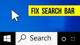 100% Fix Windows 10 Search Bar Crashing or Closing and another problems (solved)
