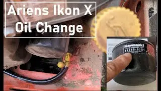 FAST - Ariens Ikon X Zero Turn Lawn Mower Oil Change and Oil Filter Replacement