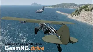 BeamNG.drive - Landing on an Aircraft Carrier