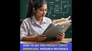 Free Project Topics & Research Materials for Your Academic Success - Episode 7