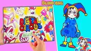 DIY THE AMAZING DIGITAL CIRCUS BLIND BAG episode Pomni STORY GAMING BOOK @GLITCH