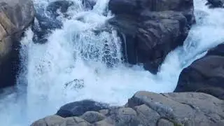 Водопад на реке Нижний Нералах верхняя часть 2