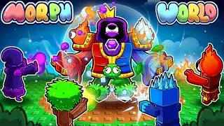 NEW ELEMENTAL RAINBOW MAGES in MORPH WORLD! (Roblox)