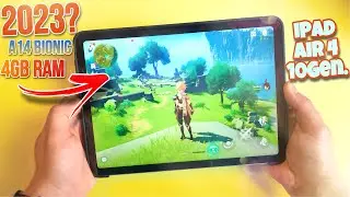 iPad Air 4 in Genshin Impact 2023 - A14 Bionic 4Gb iPadOS 16 Ultra 60fps Genshin Impact iPad 10 Air