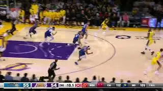 Jalen Suggs step back and 3 points shot
