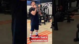 Agachamento taça aprenda a fazer! @pedroarozi.treinador