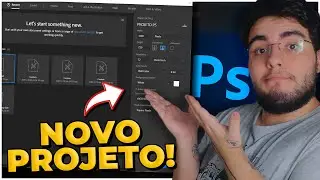 Como CRIAR e CONFIGURAR um NOVO PROJETO/DOCUMENTO no Adobe Photoshop (RÁPIDO E FÁCIL) | 2021