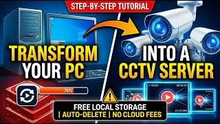 Turn Your Windows PC into a FREE Security Camera Server! (No NVR Needed)