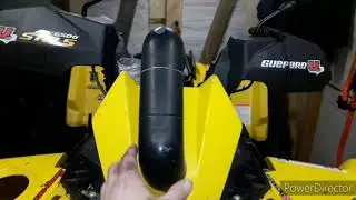 Stels Guepard 650.  Устанавливаем вынос радиатора, шноркеля.