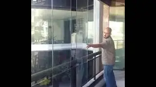 Como funciona a cortina de Vidro em varandas?