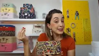 As ferragens devem combinar com o tecido da sua Maleta
