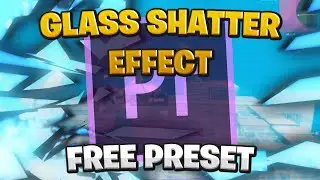 Shatter Image Effect Premiere Pro Tutorial (FREE PRESET IN DESC, EDIT LIKE MAXI, SHARD, QLWLP, YARN)
