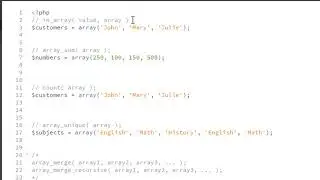 27 - Internal ( Built-in ) functions 2 - PHP Basics - learn PHP for beginners