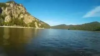 Енисей Красноярское водохранилище Бирюсинский залив