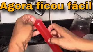 DICA PARA AMARA SEU GELADINHO, SACOLÉ DE MANEIRA PRATICA é SIMPLES parece difícil, mas não é!!!