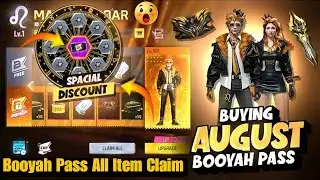 New Majestic Roar Booyah Pass Event Free Fire  | Buying August Month Booyah Pass | FF New Event