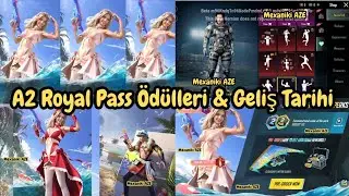 A2 Royal Pass Sızıntıları & A2 Royal Pass 1-100 Ödülleri &  Pubg Mobile A2 Ön Sipariş Ödülleri Ne ??