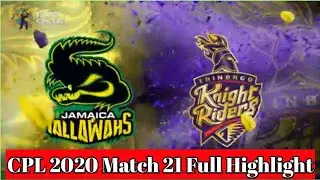 CPL 2020 Match 21 Highlights | Trinbago Knight Riders Vs Jamaica Tallawahs | TKR vs JT CPL HIGHLIGHT