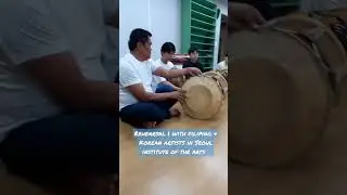 Rehearsal 1 with filipino & Korean artists in Seoul institute of the arts