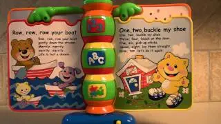 Laugh and Learn Fisher Price Storybook Rhymes Alphabet, Numbers, Color Toy