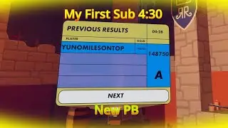 4:28 solo any% PB | sub 30 lets goo