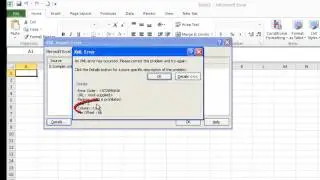 How to solve DTD is prohibited in excel 2010