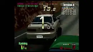 PS2版 バトルギア2 中級 ★×5 + リプレイ DC2インテグラタイプR