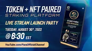 #PARA STAKING LAUNCH PARTY!