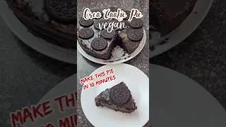 Oreo Cookie Pie in 10 minutes #Oreo #shorts
