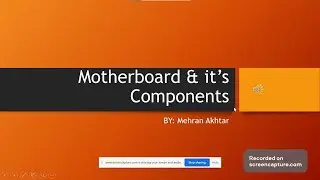 Motherboard presentation | PPT Explanation
