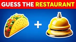 Guess The Fast Food Place by Emoji | Food Quiz | Quiz Dino