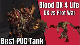 [Patch 9.1+] DK vs Prot War M+ | Moving from Prot to Blood