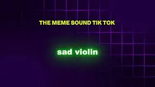 TIKTOK MEME SOUNDS FOR EDITING 2026 (Meme Pack)