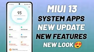 Miui 13 System Apps New Update  ( 2022 ) New File Manager,New Gallery Feature