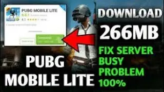 PUBG MOBILE LITE download On Android Device Free