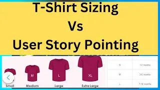 T-Shirt Size Estimates | User Story Estimates | Estimation With Story Points and T-Shirt Sizes