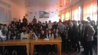 Встреча со студентами в школе им.Кирова в г.Ош