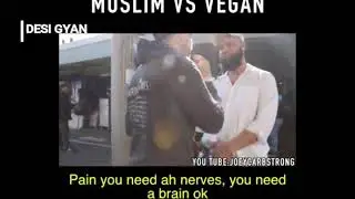 A Pakistani debating with Vegan guy in London proves they will remain the same everywhere !