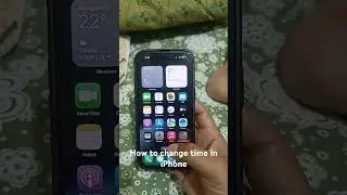 How to change time in iPhone