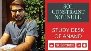 SQL Constraint: NOT NULL