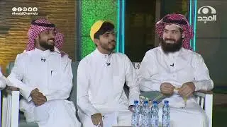 ترحيب عبدالله العنزي بالمتسابقين الجدد بالعرضة