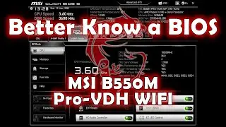 Better Know a BIOS Ep. 4: The MSI B550M Pro-VDH WIFI + How to Update the BIOS with M-Flash