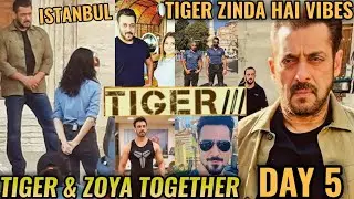 SALMAN KHAN & KATRINA KAIF FIRST LOOK TOGETHER FROM TIGER 3 SETS IN ISTANBUL | ON SETS | DAY 5