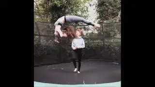 ❤️ GYMNAST KARINA DOES GYMNASTICS TUMBLING DANCE CIRCUS ❤️