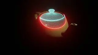 test Scan laser Blender 3D