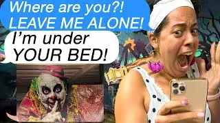 Texting The GHOST CLOWN That's Haunting Me!! (Scary Text Message Story Time)