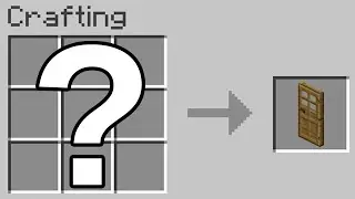 How To Make ANY Door In Minecraft