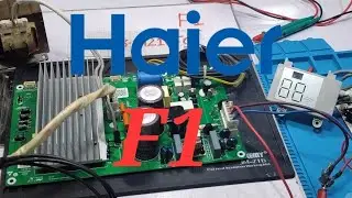 Haier DC inverter AC F1 error code AC PCB 