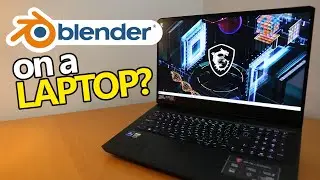Blender on a LAPTOP?! Testing out a MSI GP76 Leopard with Blender