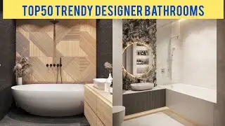 TOP 50 trendy designer bathrooms | modern bathroom design | bathroom color selection | Shower Design